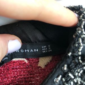 jacquard patches dress by zara